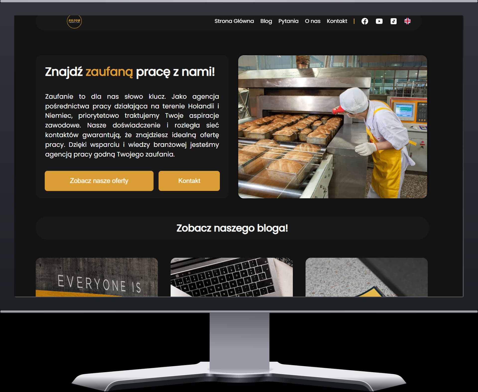 Podgląd strony internetowej rsjob.eu